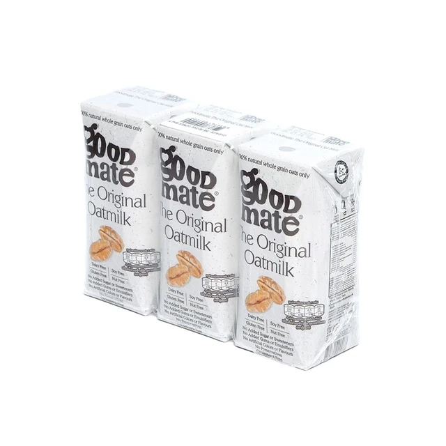 GOODMATE OAT MILK ORIGINAL 180 ML PACK 3
