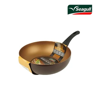 SEAGULL กระทะทรงลึก พรีเมี่ยม โกลด์ 28 ซม.