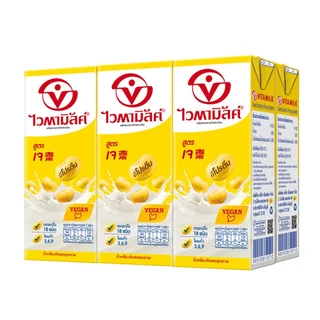 ไวตามิ้ลค์ นมถั่วเหลืองยูเอชที สูตรเจ 250 มล. แพ็ค 6