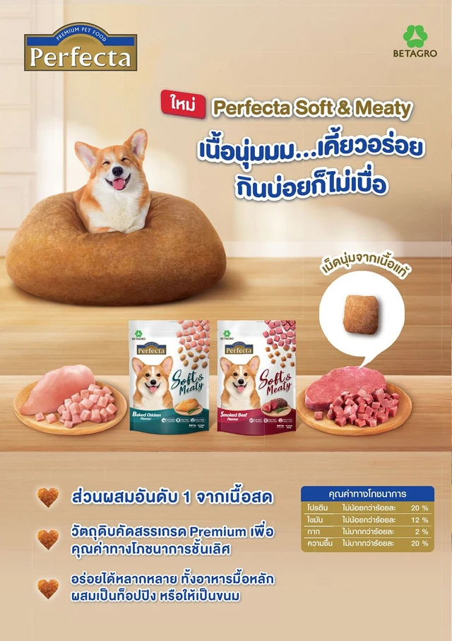 PERFECTA SOFT+MEATY CHICKEN 0.5KG