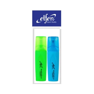ELFEN ปากกาเน้นข้อความ หลายสี แพ็ค 2