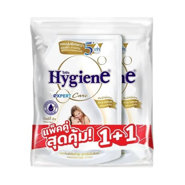 HYGIENE FABRIC SOFTENER EXPERTCARE MILKY TOUCH 1000 ML 1+1
