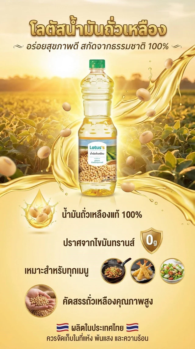 LOTUSS SOYBEAN OIL 1 LT.