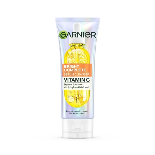 GARNIER BRIGHT SERUM CLEANSER 90 ML