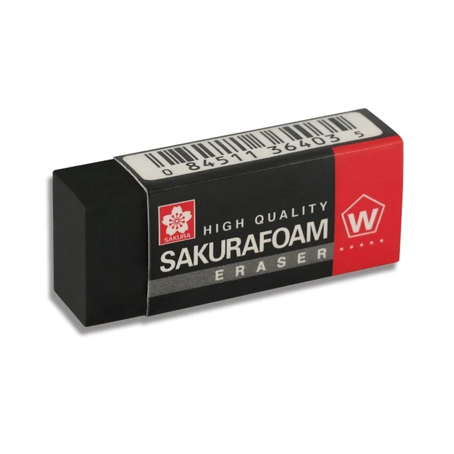 SAKURA ยางลบโฟมดำ 4 ก้อน รุ่น XRFW-60