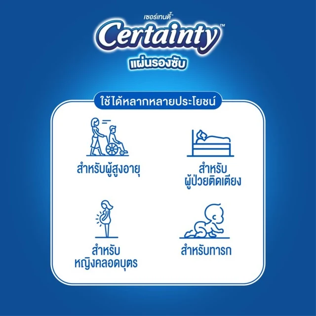 CERTAINTY BED SHEET L-XL 10 PCS