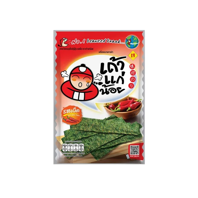 TAOKAENOI FRIED SEEWEED SPICY 10G.