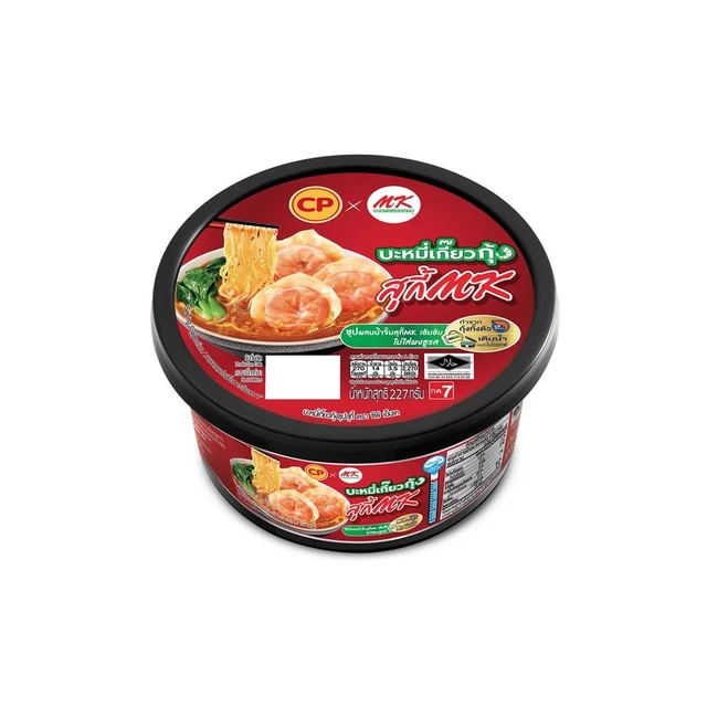 ซีพี บะหมี่เกี๊ยวกุ้งซุปสุกี้ 227 กรัม