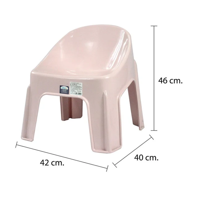 LOTUSS PLASTIC CHAIR SMALL SIZE (ASSORTED)