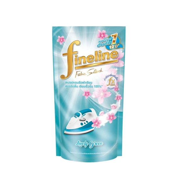 FINELINE FABRIC STARCH GREEN500ML.REFILL