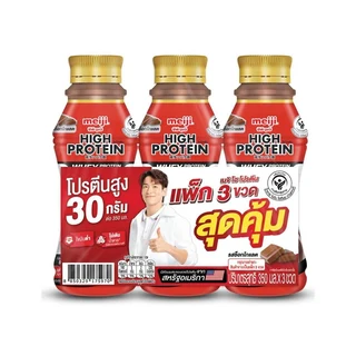 เมจิ นมโปรตีนสูง รสช็อกโกแลต 350 มล. แพ็ค 3