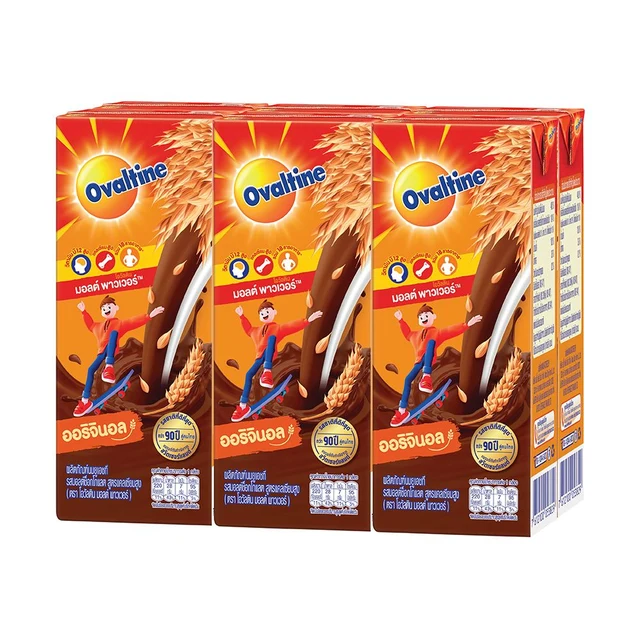 OVALTINE UHT MILK MALT CHOCOLATE 225 ML PACK 6
