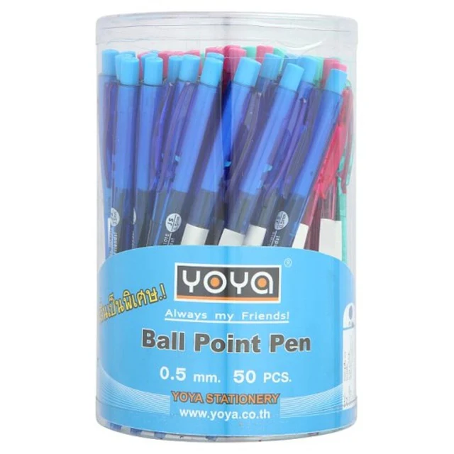 YOYA BALL POINT PEN 1015 BLUE PACK.50