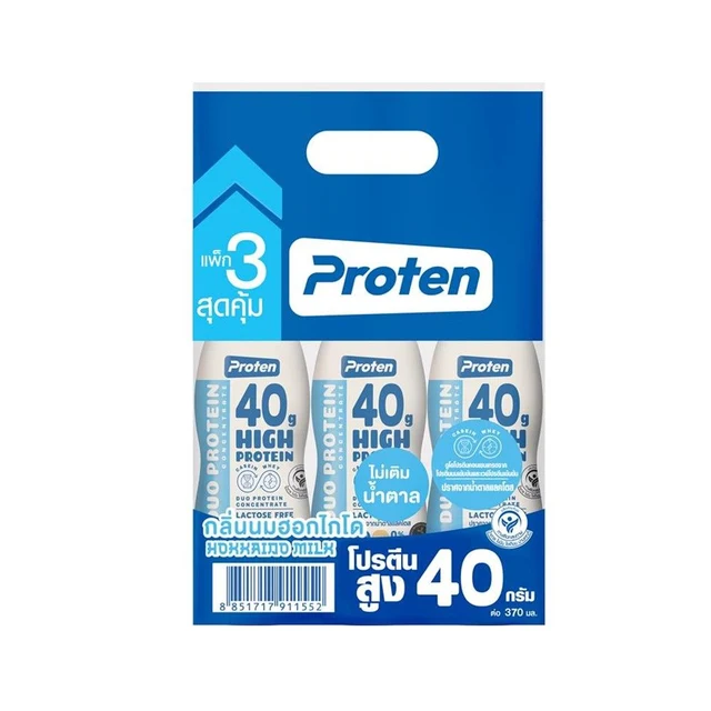 PROTEN HIGH PROTEIN HOKKAIDO MILK 370 ML PACK 3