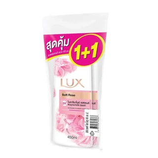 LUX SWC SOFT ROSE PINK 450ML X2