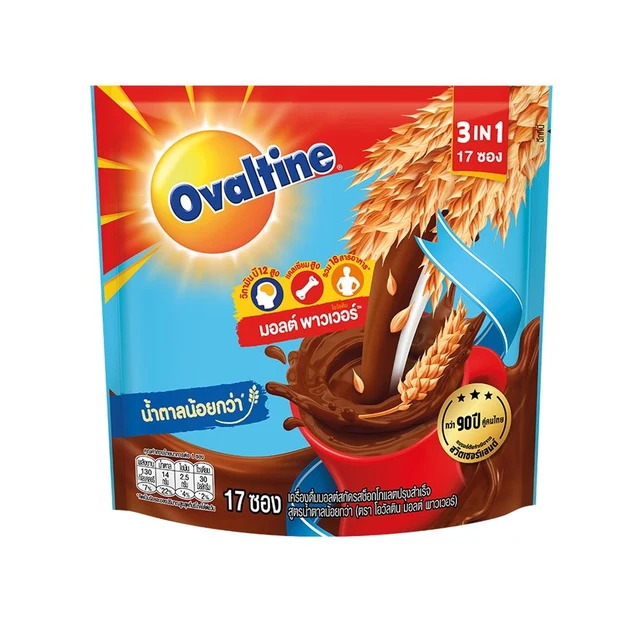 OVALTINE 3IN1 LOW FAT LESS SUGAR 31GX17S