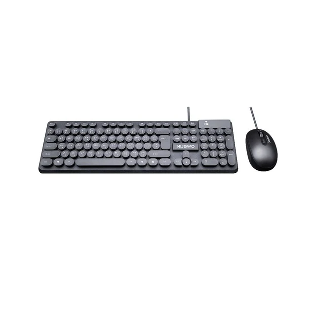 NUBWO KEYBOARD MOUSE USB MODEL NKM637 BLACK