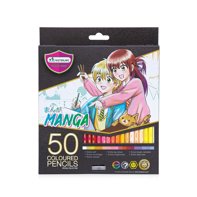 มาสเตอร์อาร์ต ดินสอสี รุ่นมังงะ 50 สี