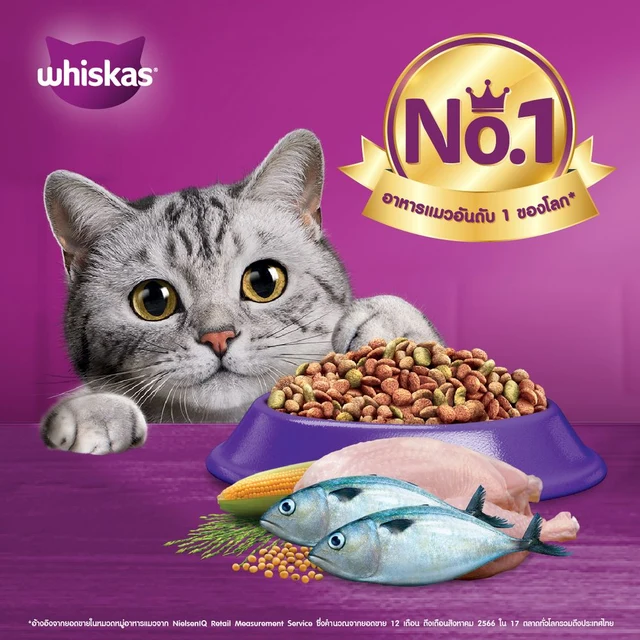วิสกัส ซีเนียร์ อาหารแมว รสปลาทู 1.1 กก.