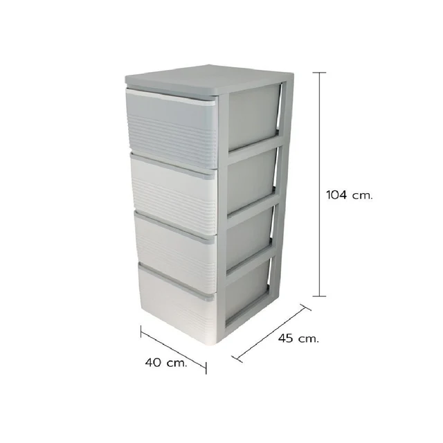 MOMENTO DRAWER STRIPE HH-480/4 4 TIER