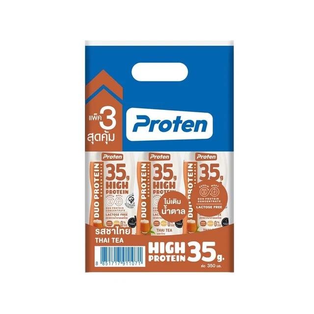 PROTEN HIGH PROTEIN THAI TEA 350 ML PACK 3