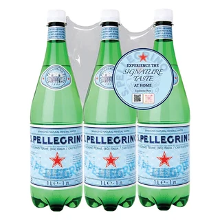 S.PELLEGRINO SPARKLING MINERAL 1000ML X3