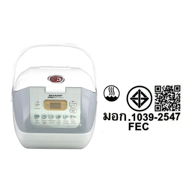 SHARP RICE COOKER 1.8 L. #KS-COM18 (ASSORTED)