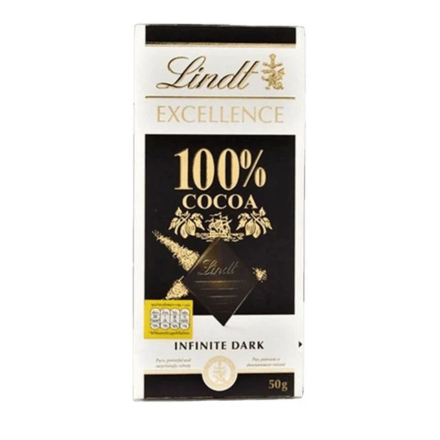 LINDT EXCELLENCE 100% COCOA 50 G.