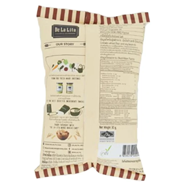 DE LA LITA WHOLE WHEAT CHIPS SMOLY BBQ 30 G.
