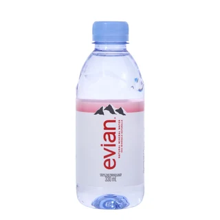 EVIAN MINERAL WATER 330 ML.