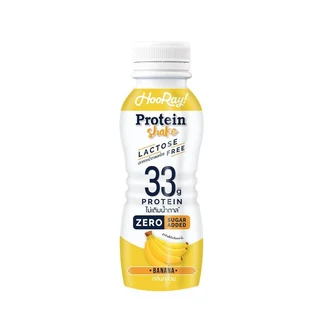 HOORAY PROTEIN SHAKE LACTOSE FREE BANANA 340 ML