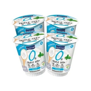 ดัชชี่ โยเกิร์ต ไขมัน 0% รสธรรมชาติ 125 กรัม แพ็ค 4