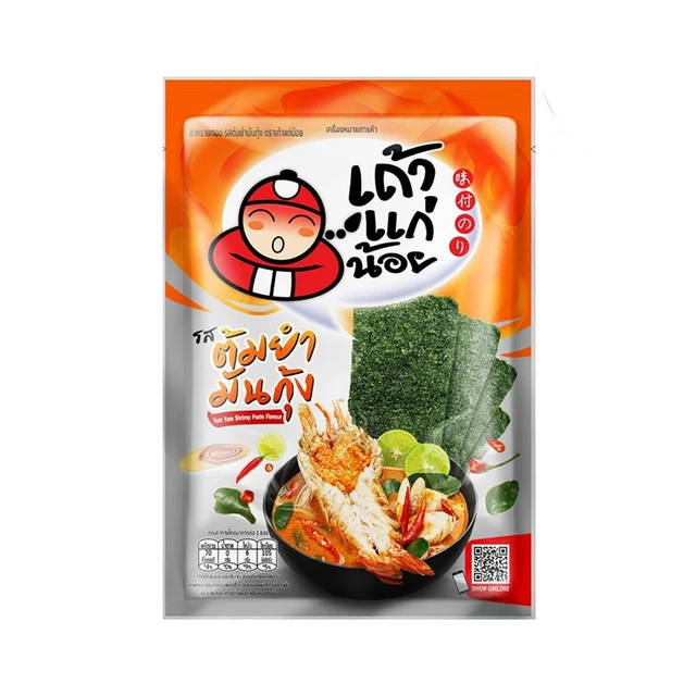 TAOKAENOI SEAWEED FRIED TOMYUM SHRIMP 10 G.