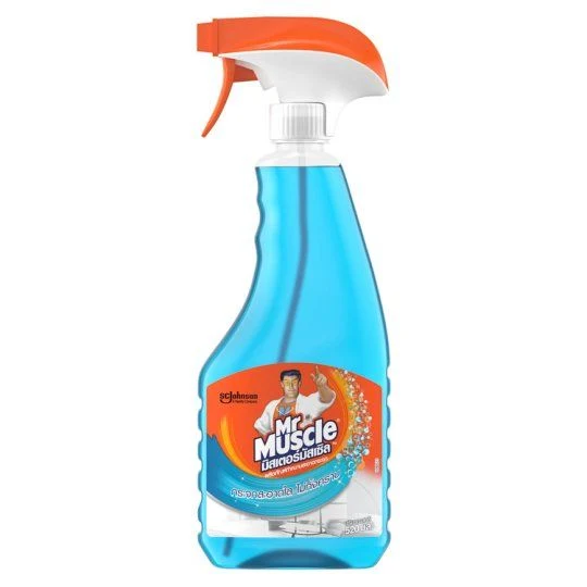 WINDEX MR.MUSCLE SPRAY GLASS WASHER 520 ML.