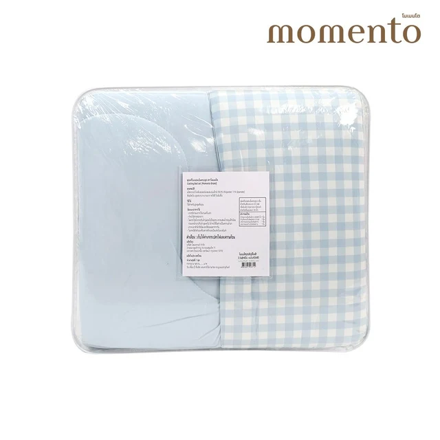 MOMENTO COOLING BED SET BLUE 3.5 FT+DUVET 60X80 INCH