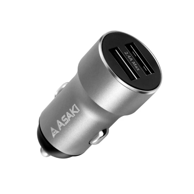 ASAKI CAR CHARGER USB-A 2 PORTS