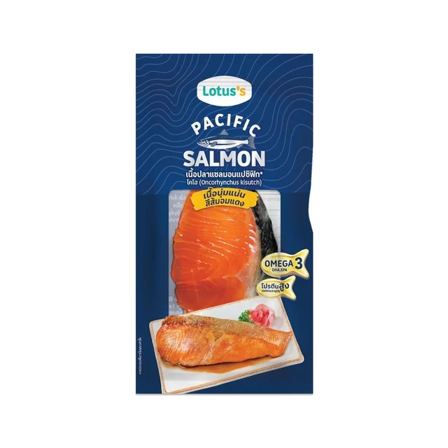 LOTUSS FROZEN COHO SALMON PORTION 100 G