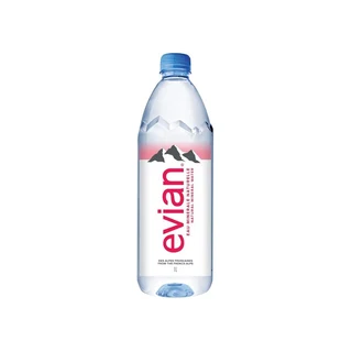EVIAN NATURAL MINERAL WATER 1 LT.