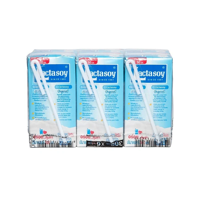 LACTASOY UHT SOY MILK SWEETENED EXTRA 300 ML PACK 6