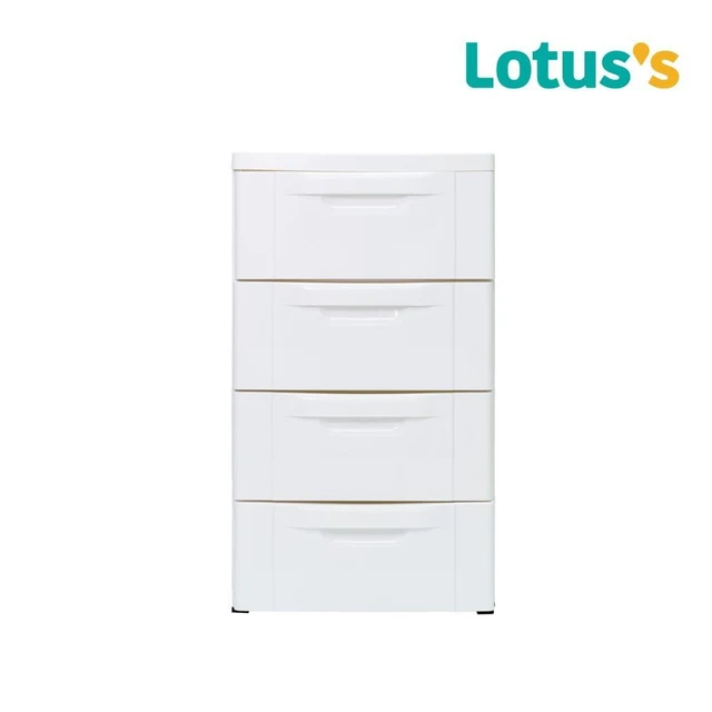 LOTUSS HOME CABINET WHITE 4 LAYER#1600