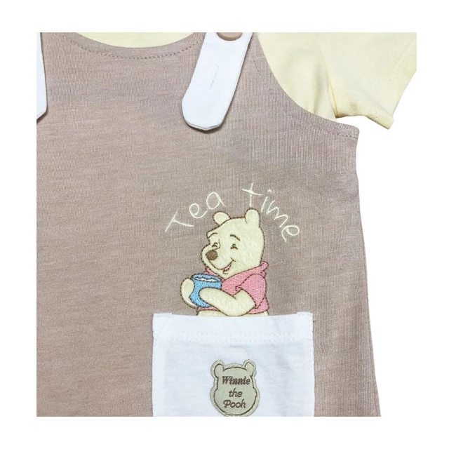 MESTYLE DISNEY เอี๊ยมพร้อมเสื้อ POOH สีน้ำตาล ไซซ์ 3-6
