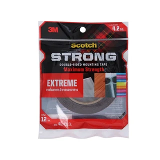 3M สก็อตซ์เทปสองหน้าแรงยึดติดสูง12มมX4ม