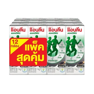 แอนลีนแอคติฟิต นมยูเอชทีผสมงาดำ 180 มล. แพ็ค 12