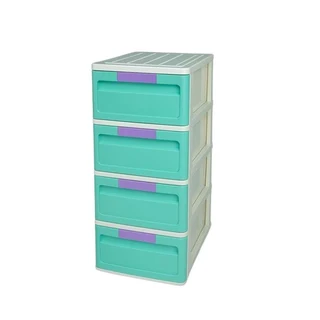 LOTUSS DRAWER CABINET CANDY GREEN 4 LAYER