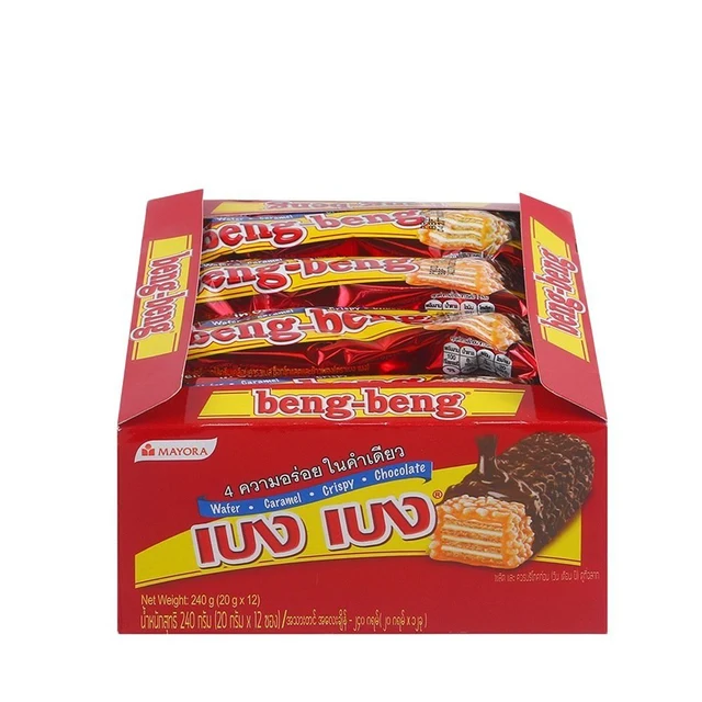 BENG BENG WAFER CARAMEL 20G.X12