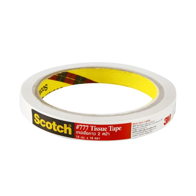SCOTCH กระดาษกาวสองหน้าบาง 12มมX10หลา