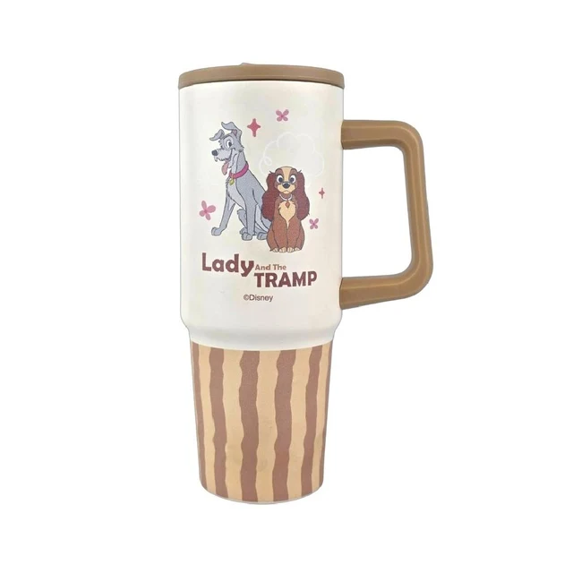 STAINLESS TUMBLER LADY+THE TRAMP 900 ML
