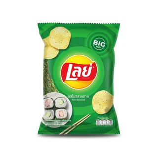 เลย์มันฝรั่งแผ่นเรียบโนริสาหร่าย 69 กรัม