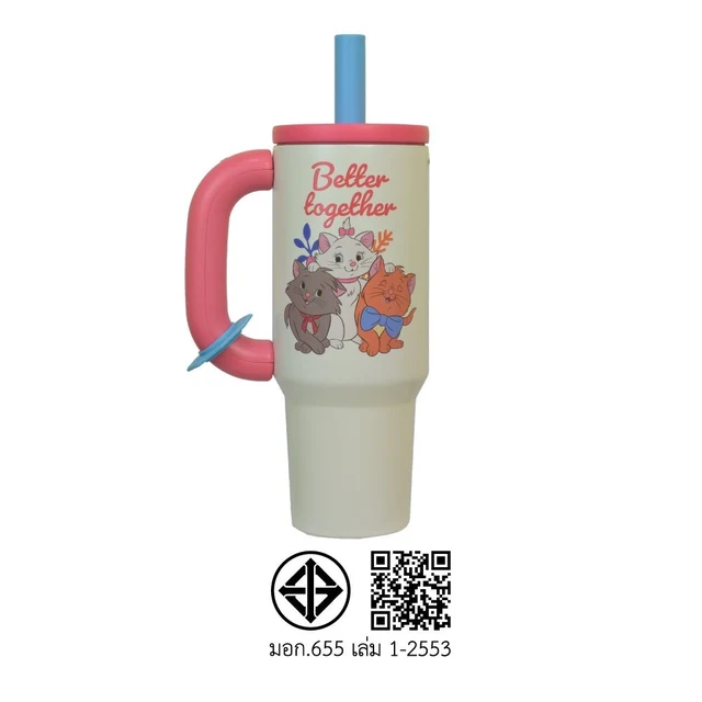 LOTUSS DISNEY MARIE STAINLESS TUMBLER 1200 ML