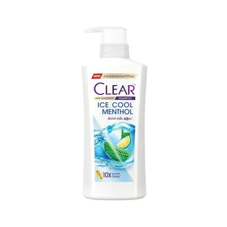 CLEAR SHAMPOO ICE COOL MENTHOL 370 ML.